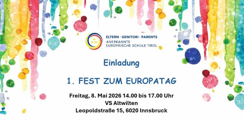 Einladung zum 1. Europafest
